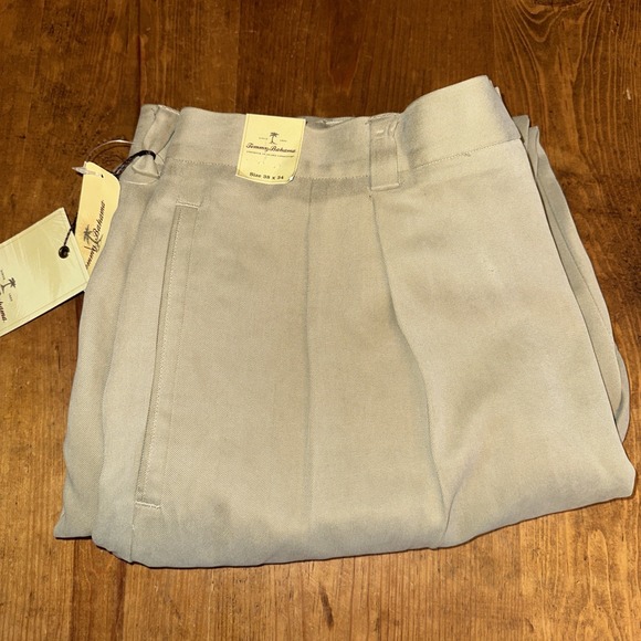 Tommy Bahama Other - Tommy Bahama Men's St. Thomas T1281 100% Silk Pleated Pants Size 38x34 (38x30)